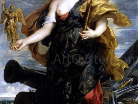 Marie de Medicis as Bellona by Peter Paul Rubens - Hand-Painted Oil Painting on Canvas on Sale