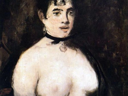 The Brunette with Bare Breasts by Edouard Manet - Hand-Painted Oil Painting on Canvas Online