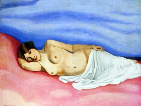 Nude in Bed by Felix Vallotton - Hand-Painted Oil Painting on Canvas Supply