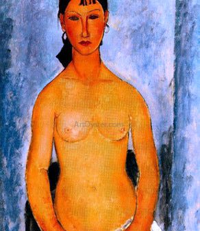 Standing Nude (also known as Elvira) by Amedeo Modigliani - Hand-Painted Oil Painting on Canvas Sale