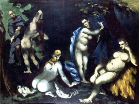 The Temptation of Saint Anthony by Paul Cezanne - Hand-Painted Oil Painting on Canvas Online Hot Sale