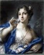 Spring by Rosalba Carriera - Hand-Painted Oil Painting on Canvas Discount