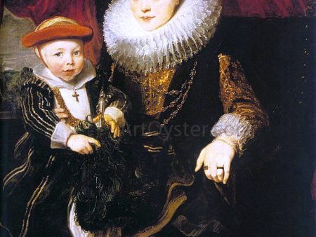 Young Woman with a Child by Sir Antony Van Dyck - Hand-Painted Oil Painting on Canvas Online now