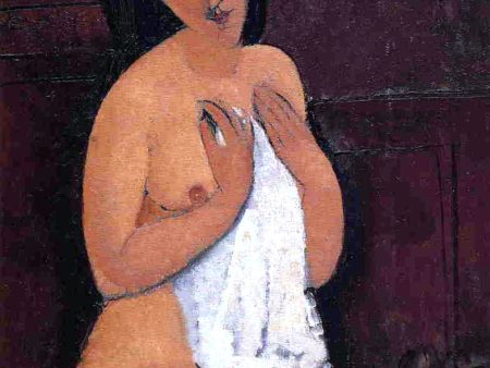 Seated Nude with Shift by Amedeo Modigliani - Hand-Painted Oil Painting on Canvas Online now