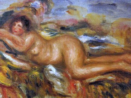 Nude on the Grass by Pierre Auguste Renoir - Hand-Painted Oil Painting on Canvas Online Sale