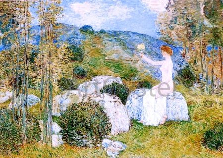 The Bathers by Frederick Childe Hassam - Hand-Painted Oil Painting on Canvas Fashion