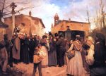 La Gloria del Pueblo by Antonio Fillol Granell - Hand-Painted Oil Painting on Canvas on Sale