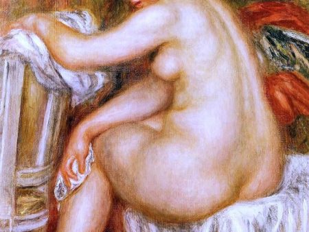 Seated Nude by Pierre Auguste Renoir - Hand-Painted Oil Painting on Canvas For Sale