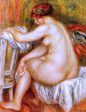 Seated Nude by Pierre Auguste Renoir - Hand-Painted Oil Painting on Canvas For Sale