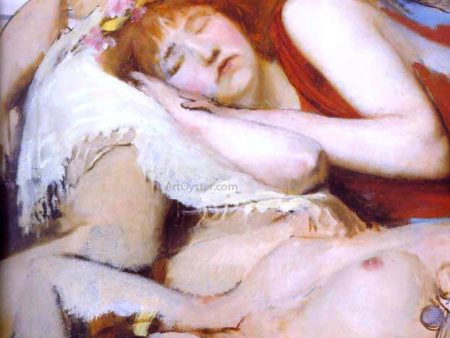 Exhausted Maenides After the Dance by Sir Lawrence Alma-Tadema - Hand-Painted Oil Painting on Canvas Cheap