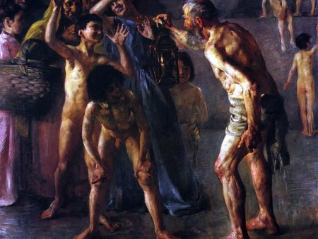 Diogenes by Lovis Corinth - Hand-Painted Oil Painting on Canvas Hot on Sale