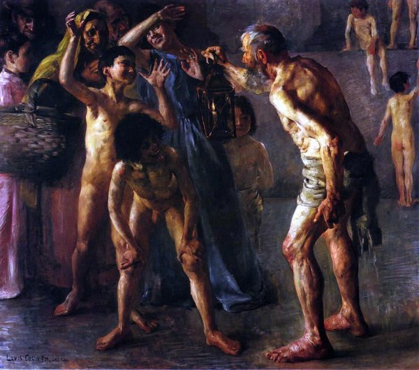 Diogenes by Lovis Corinth - Hand-Painted Oil Painting on Canvas Hot on Sale