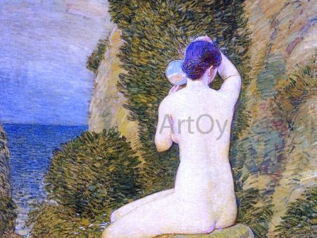 Aphrodite, Appledore by Frederick Childe Hassam - Hand-Painted Oil Painting on Canvas Fashion