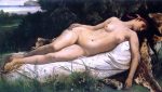 Ruhende Nymphe by Anselm Friedrich Feuerbach - Hand-Painted Oil Painting on Canvas Online Sale