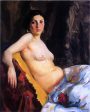 Orientale by Robert Henri - Hand-Painted Oil Painting on Canvas on Sale