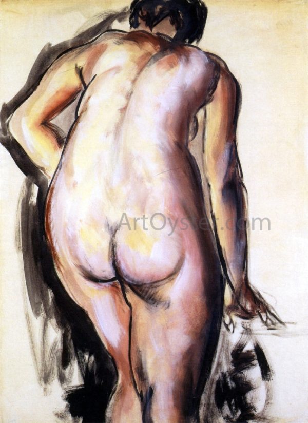 Fugure by Alfred Henry Maurer - Hand-Painted Oil Painting on Canvas Online Sale