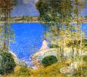 The Bather by Frederick Childe Hassam - Hand-Painted Oil Painting on Canvas For Sale