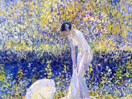 Cherry Blossoms by Frederick Carl Frieseke - Hand-Painted Oil Painting on Canvas Online now