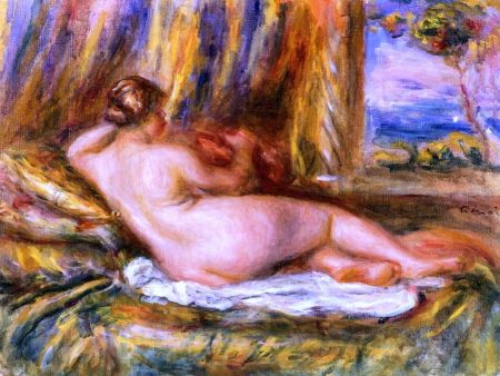 Reclining Nude by Pierre Auguste Renoir - Hand-Painted Oil Painting on Canvas Cheap