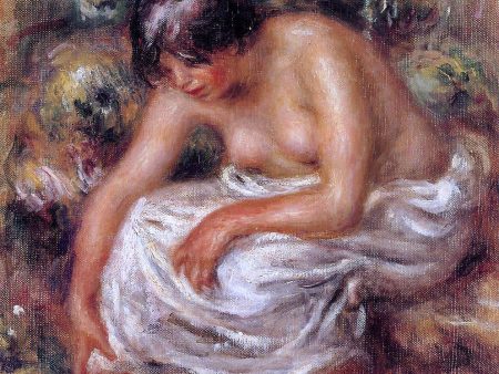 Bathing by Pierre Auguste Renoir - Hand-Painted Oil Painting on Canvas Supply