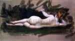 Reclining Nude by William Merritt Chase - Hand-Painted Oil Painting on Canvas Online Hot Sale