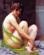 La Paresseuse by Guillaume Seignac - Hand-Painted Oil Painting on Canvas Online now