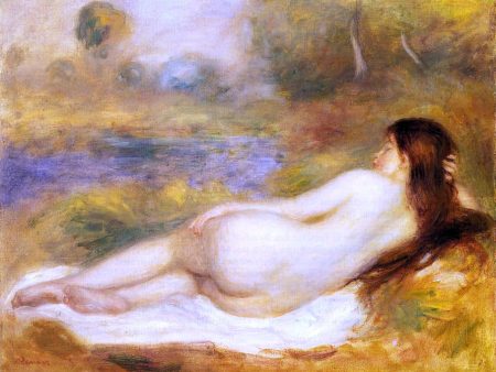 Nude Reclining on the Grass by Pierre Auguste Renoir - Hand-Painted Oil Painting on Canvas Cheap