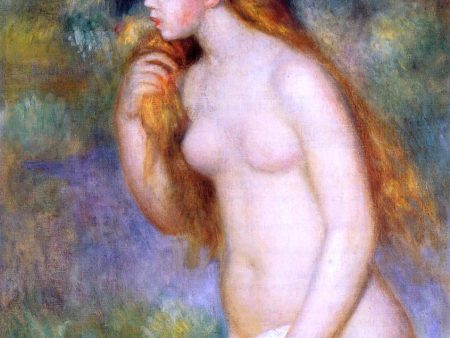 Standing Bather by Pierre Auguste Renoir - Hand-Painted Oil Painting on Canvas Sale