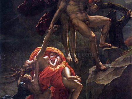 Scene of the Flood by Anne-Louis Girodet De Roucy-Triosson - Hand-Painted Oil Painting on Canvas Discount