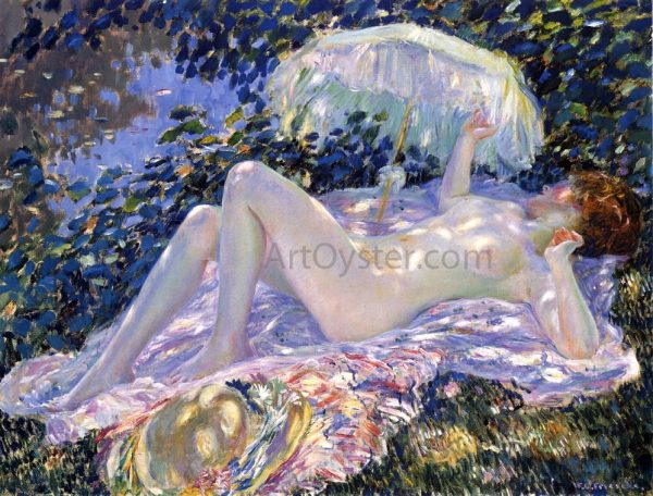 Venus in the Sunlight by Frederick Carl Frieseke - Hand-Painted Oil Painting on Canvas For Discount