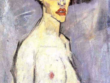 Nude with Hat by Amedeo Modigliani - Hand-Painted Oil Painting on Canvas Fashion