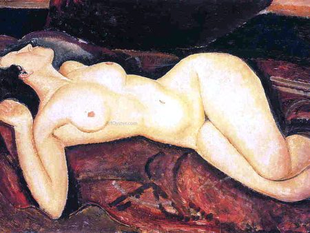 Recumbent Nude by Amedeo Modigliani - Hand-Painted Oil Painting on Canvas Online Hot Sale