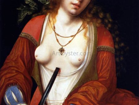 Lucretia by Master holy Blood - Hand-Painted Oil Painting on Canvas Supply