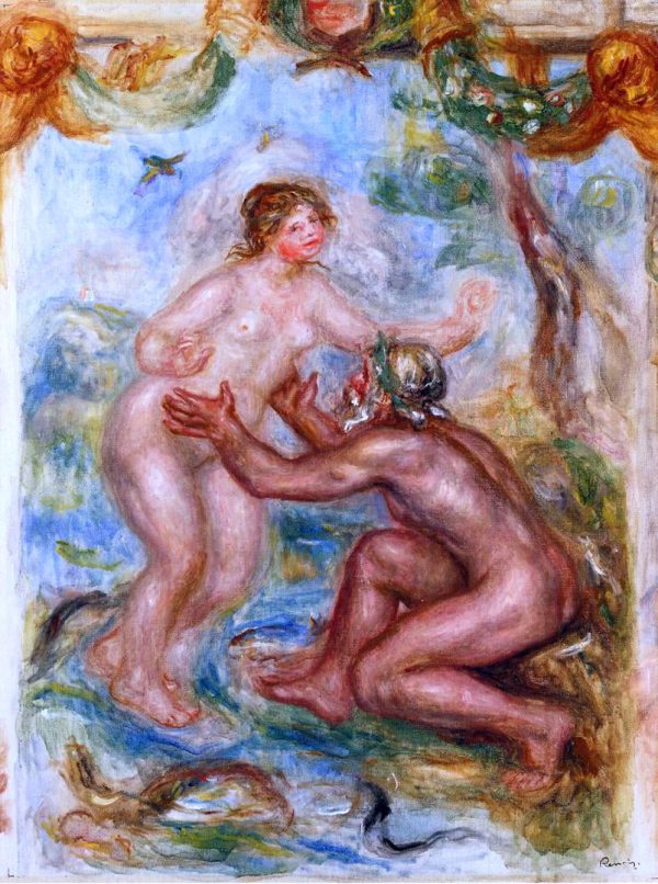 Study for  The Saone Embraced by the Rhone  by Pierre Auguste Renoir - Hand-Painted Oil Painting on Canvas Supply