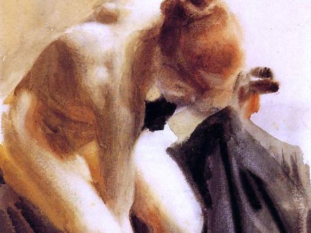 A Female Nude by Anders Zorn - Hand-Painted Oil Painting on Canvas on Sale