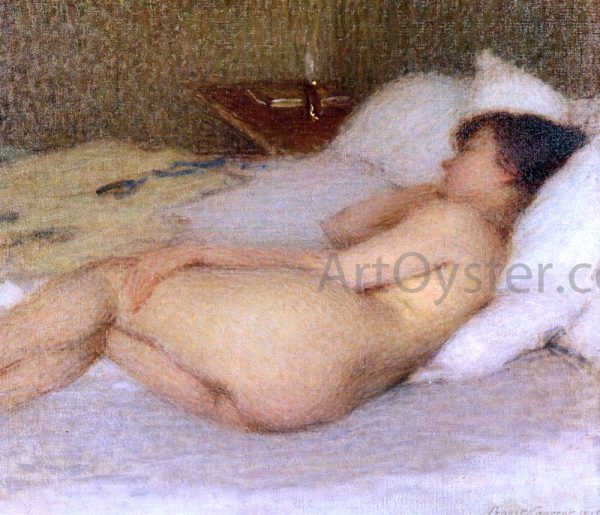 Femme Nue by Ernest-Joseph Laurent - Hand-Painted Oil Painting on Canvas Sale