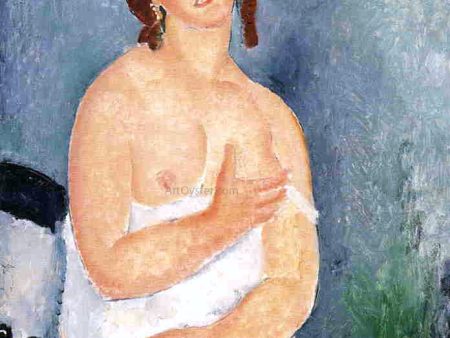 The Dairymaid (also known as Red Haired Young Woman in Shift) by Amedeo Modigliani - Hand-Painted Oil Painting on Canvas on Sale