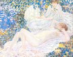 Summer by Frederick Carl Frieseke - Hand-Painted Oil Painting on Canvas For Sale