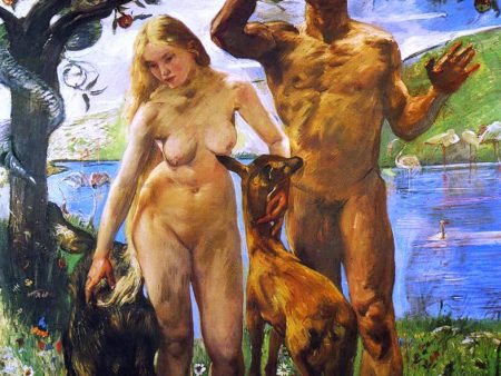 Paradise by Lovis Corinth - Hand-Painted Oil Painting on Canvas Cheap