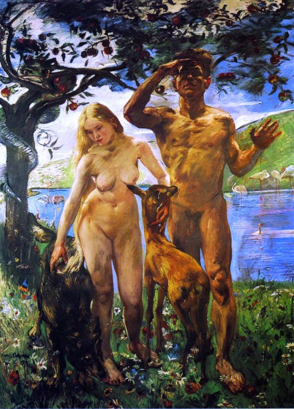 Paradise by Lovis Corinth - Hand-Painted Oil Painting on Canvas Cheap