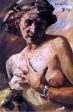 The Magdalen with Pearls in Her Hair by Lovis Corinth - Hand-Painted Oil Painting on Canvas Sale