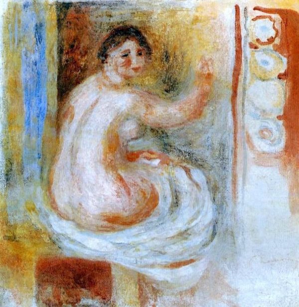 Nude by Pierre Auguste Renoir - Hand-Painted Oil Painting on Canvas Online Sale