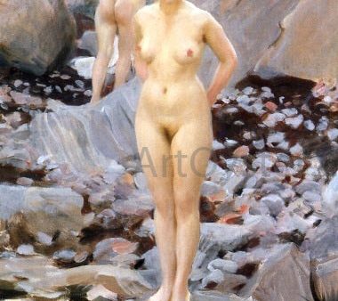 Helga by Anders Zorn - Hand-Painted Oil Painting on Canvas For Sale