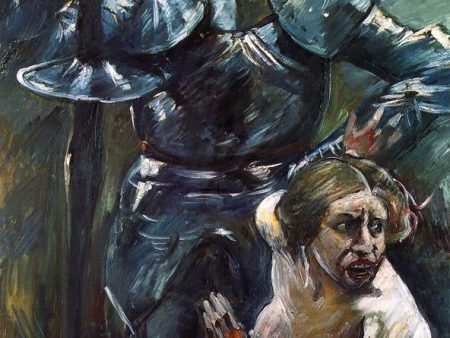 Beneath the Shield of Arms by Lovis Corinth - Hand-Painted Oil Painting on Canvas Online now