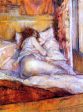 Bed by Henri De Toulouse-Lautrec - Hand-Painted Oil Painting on Canvas Sale