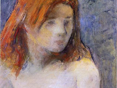 Bust of a Nude Girl by Paul Gauguin - Hand-Painted Oil Painting on Canvas Fashion