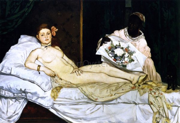 Olympia by Edouard Manet - Hand-Painted Oil Painting on Canvas Cheap