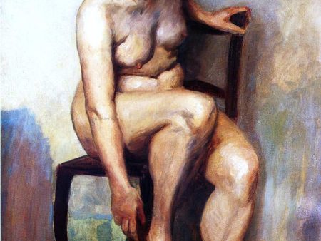 A Female Nude by Lovis Corinth - Hand-Painted Oil Painting on Canvas Online Hot Sale