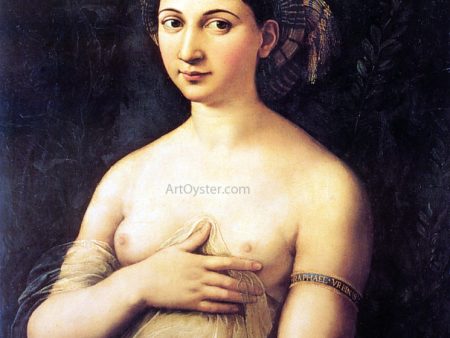 La Fornarina (also known as Portrait of a Young Woman) by Raphael - Hand-Painted Oil Painting on Canvas Online Hot Sale