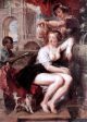 Bathsheba at the Fountain by Peter Paul Rubens - Hand-Painted Oil Painting on Canvas For Sale